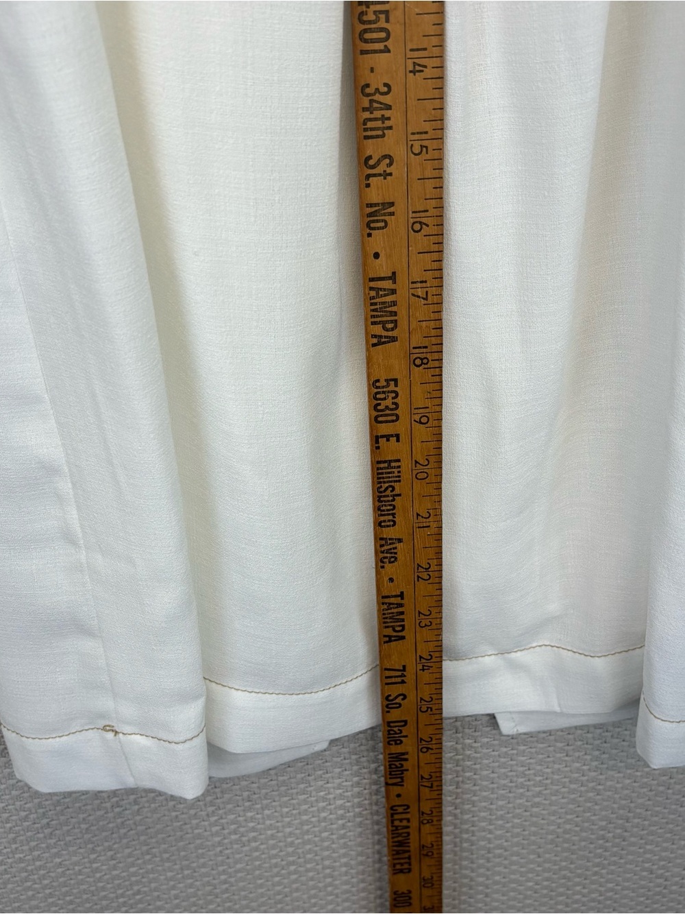 Moon River White Button Front Mini Dress Sz Small Belt Summer Boho Chic Preppy - Picture 14 of 15